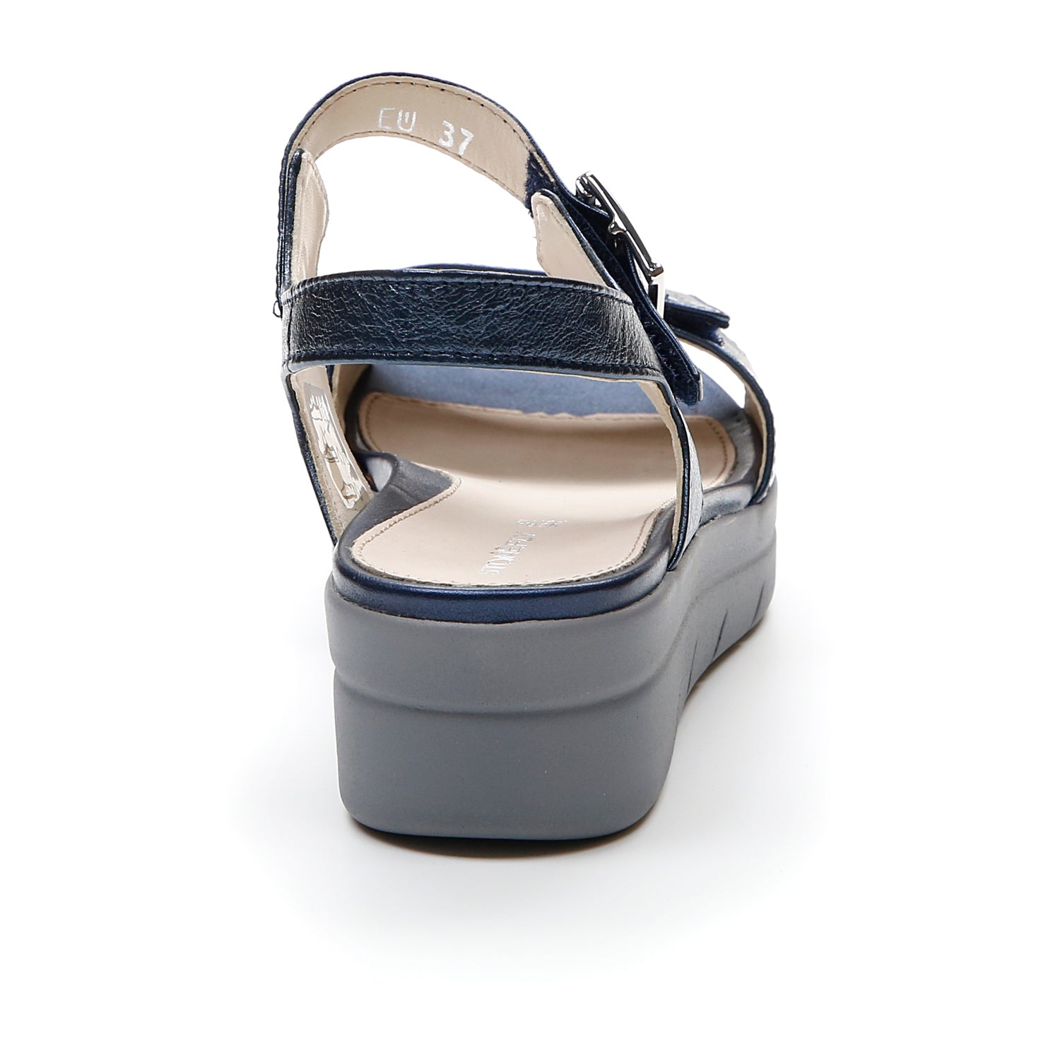 DONNA SANDALI CON ZEPPA AQUA 2 BLU SCURO 108232 131 05