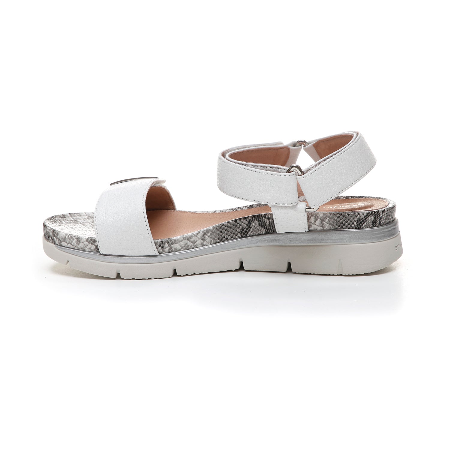 DONNA SANDALI CON ZEPPA ELODY 9 BIANCO 210863 150 03