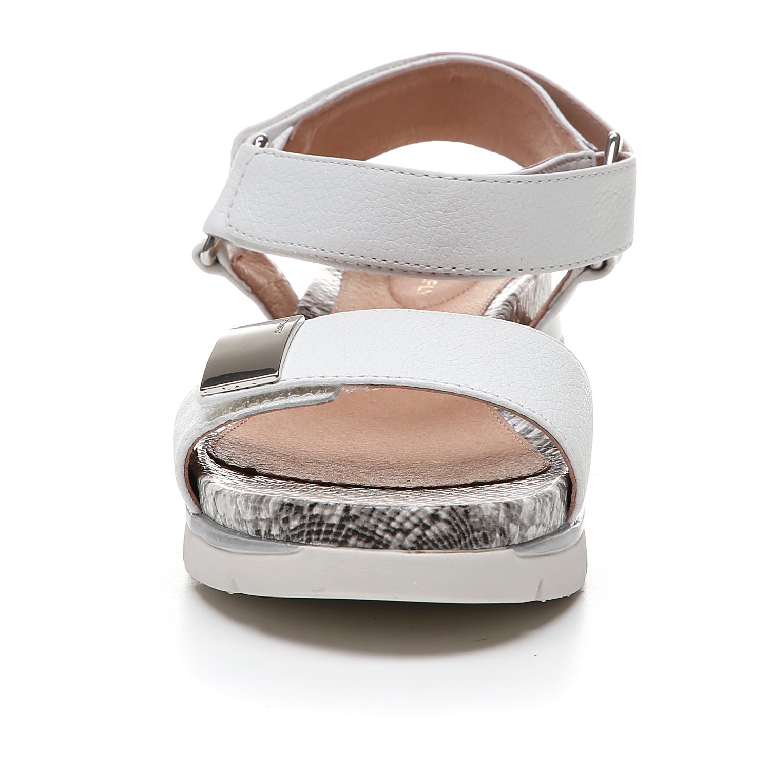 DONNA SANDALI CON ZEPPA ELODY 9 BIANCO 210863 150 04