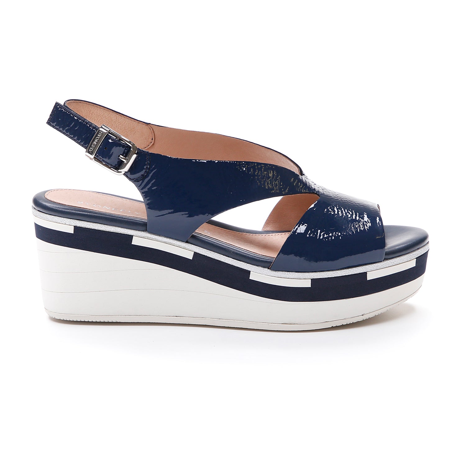 Sandali Con Zeppa Diva 10 Blu Scuro Stonefly