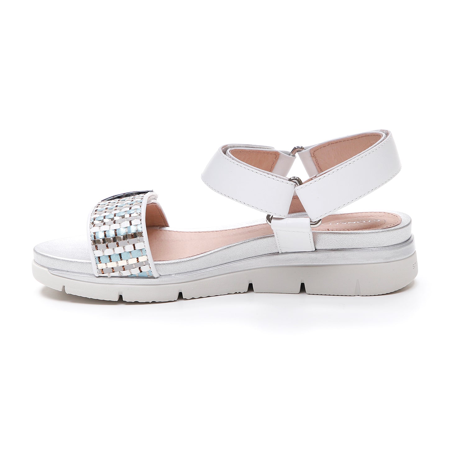 DONNA SANDALI CON ZEPPA ELODY 11 BIANCO 213861 150 03