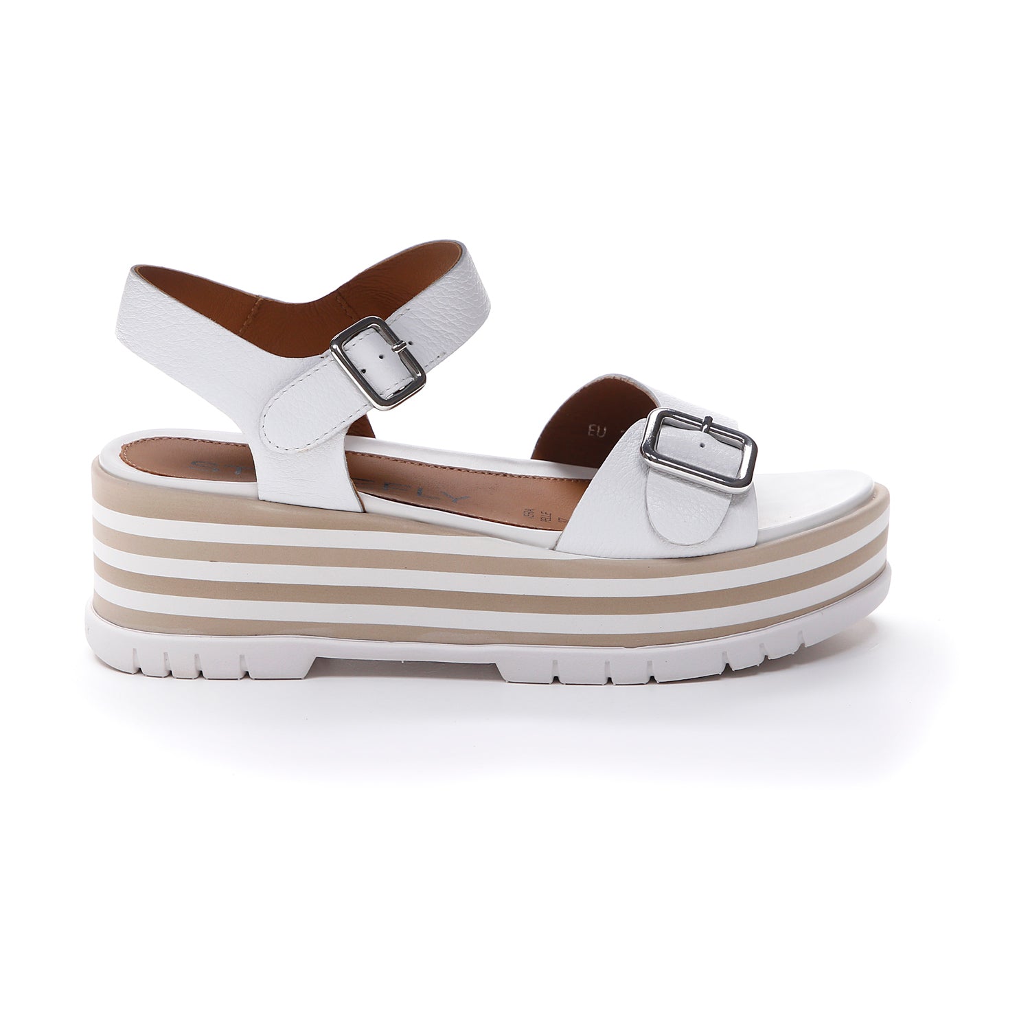 DONNA SANDALI CON ZEPPA KRIS 4 BIANCO 213920 010 01