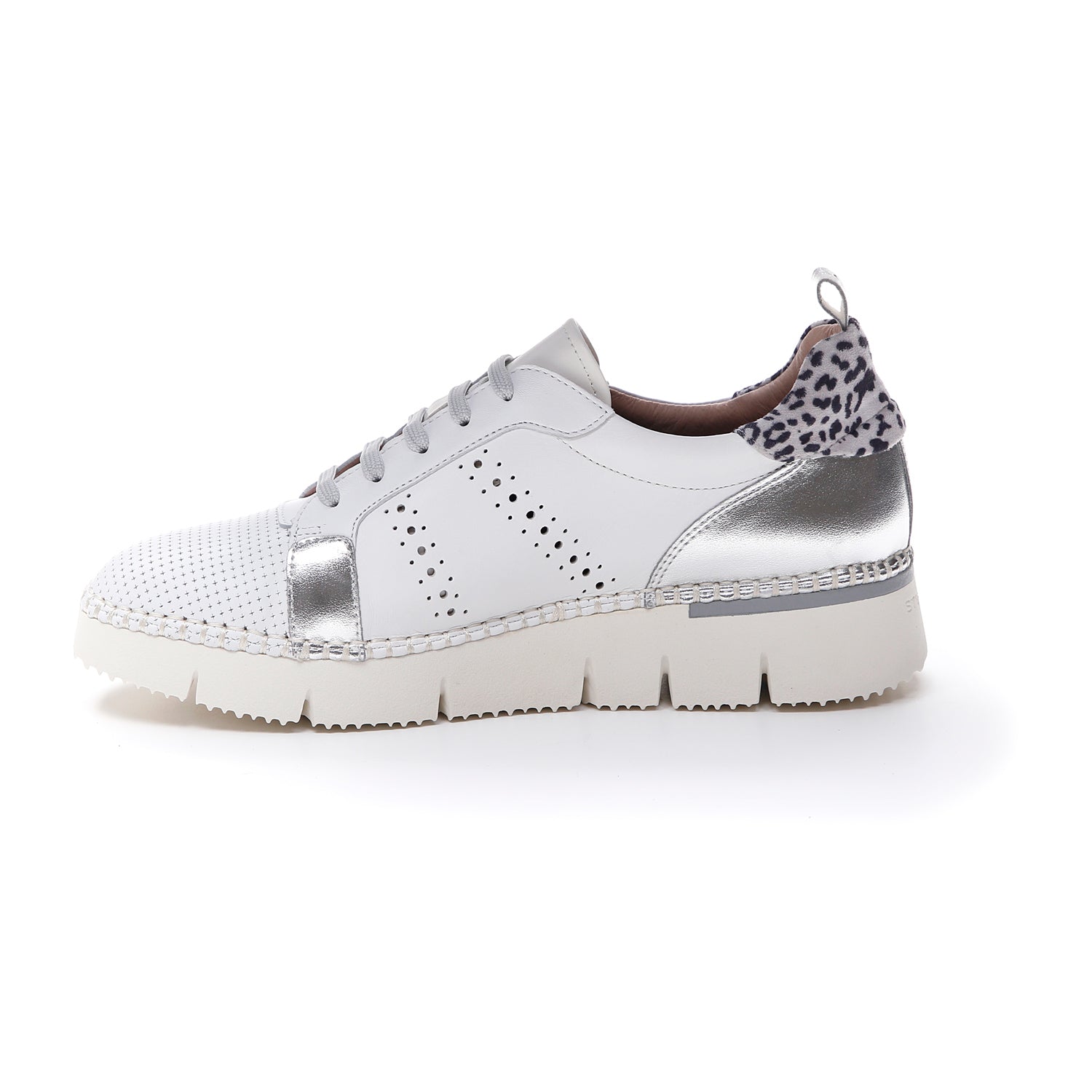 DONNA SCARPE ALLACCIATE ELITTE LADY 4 BIANCO 213924 010 03