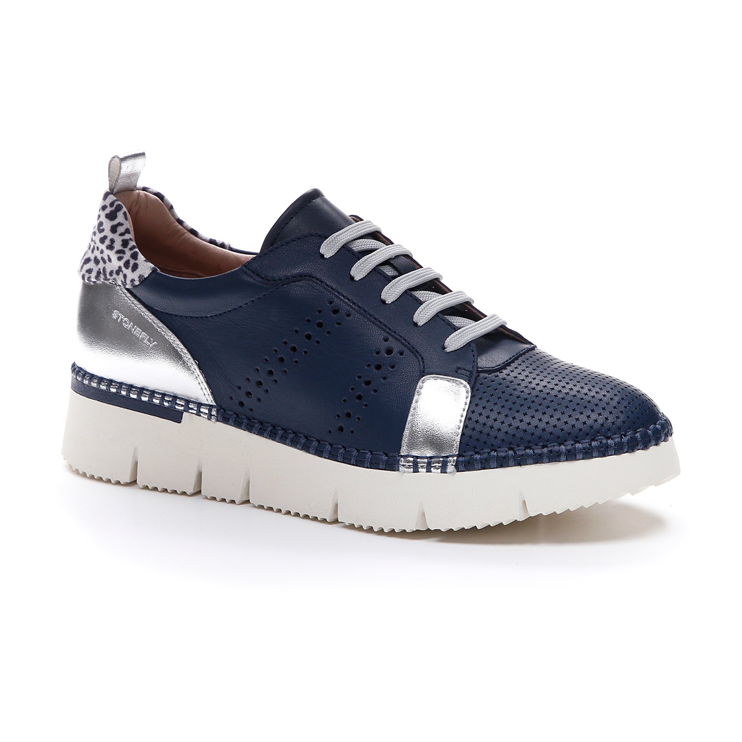 DONNA SCARPE ALLACCIATE ELITTE LADY 4 BLU SCURO 213924 144 02