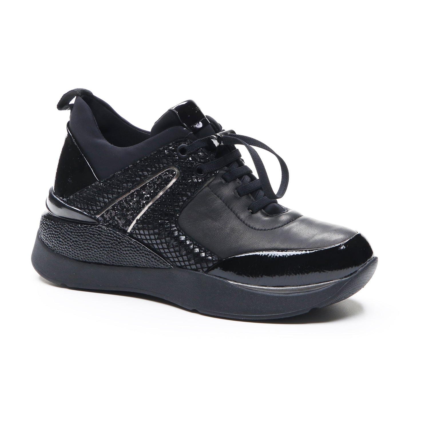 DONNA SCARPE ALLACCIATE ELETTRA 22 NERO 214743 000 02