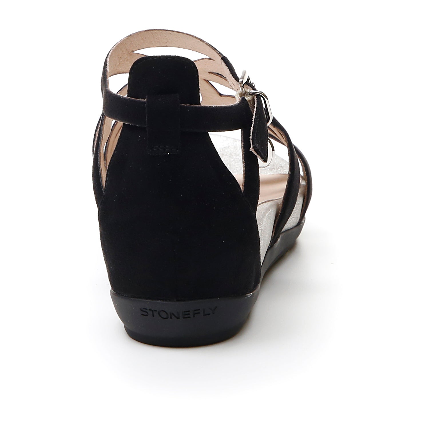 DONNA SANDALI CON ZEPPA EVE 25 NERO 216079 000 05