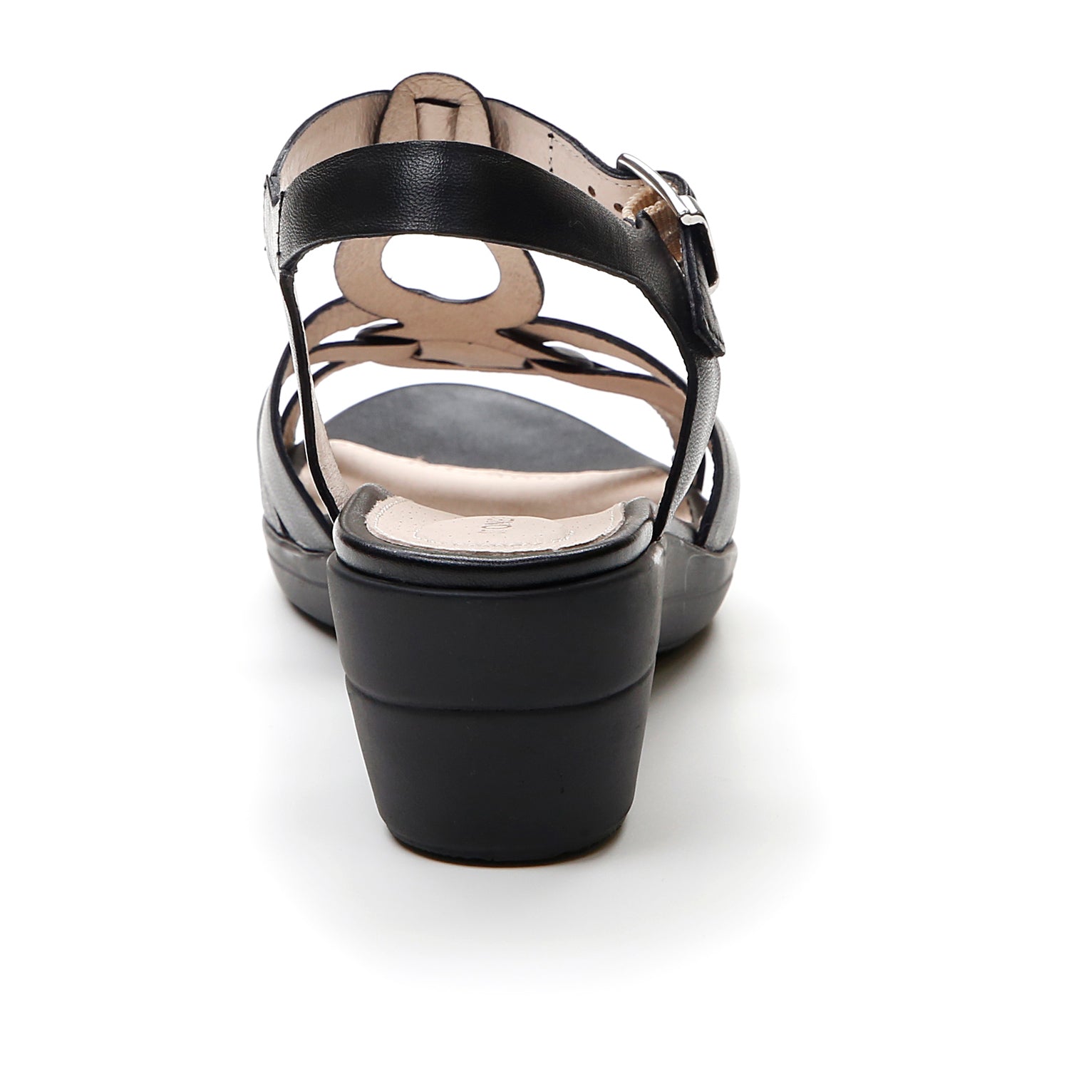 DONNA SANDALI CON ZEPPA VANITY 25 NERO 216084 000 05