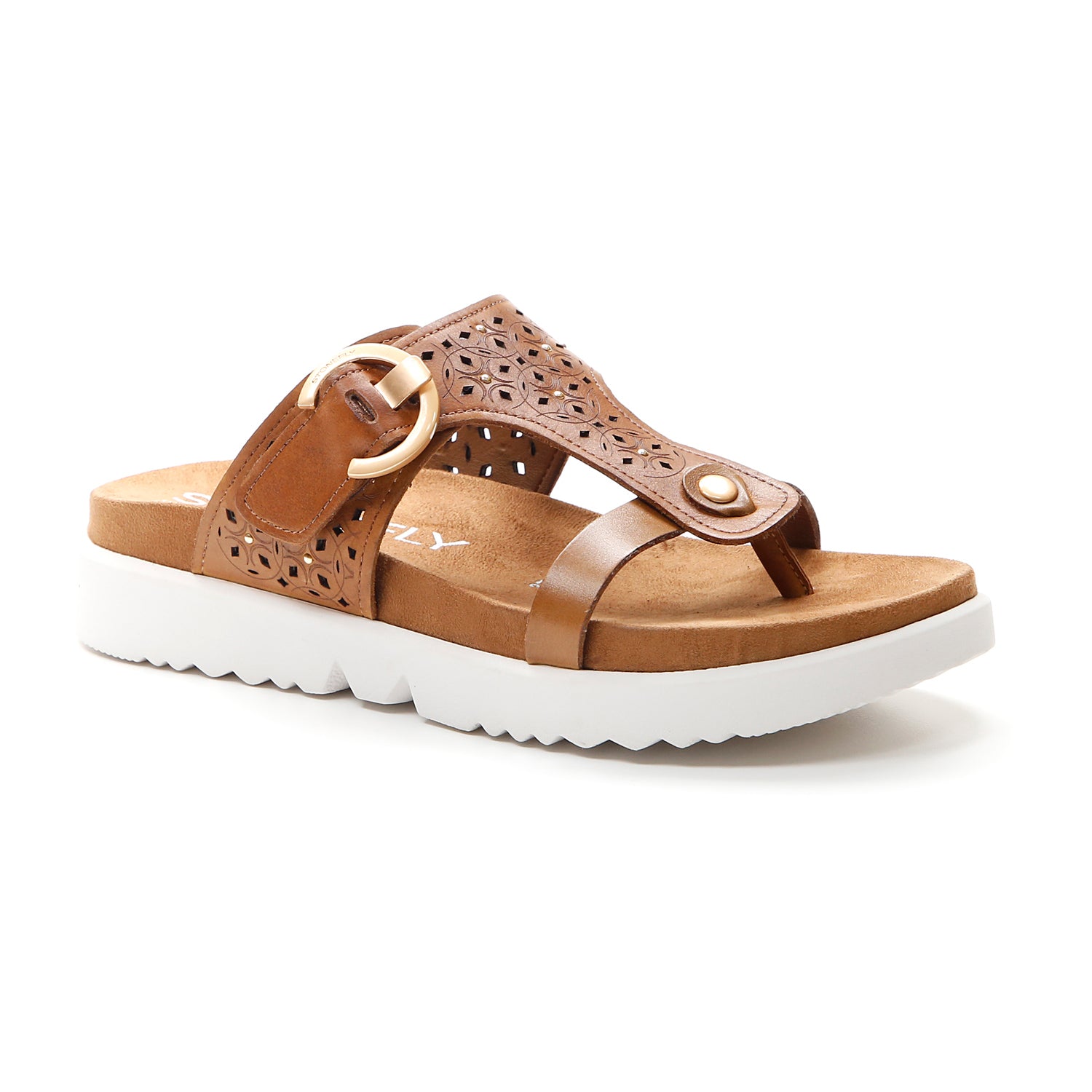 DONNA SANDALI CON ZEPPA RIVA 6 BEIGE 216099 049 02