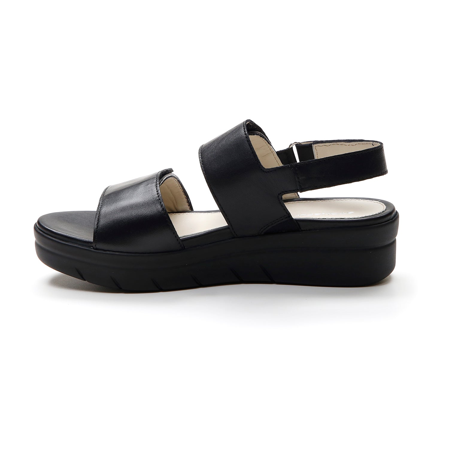 DONNA SANDALI CON ZEPPA AQUA 12 NERO 216158 000 03