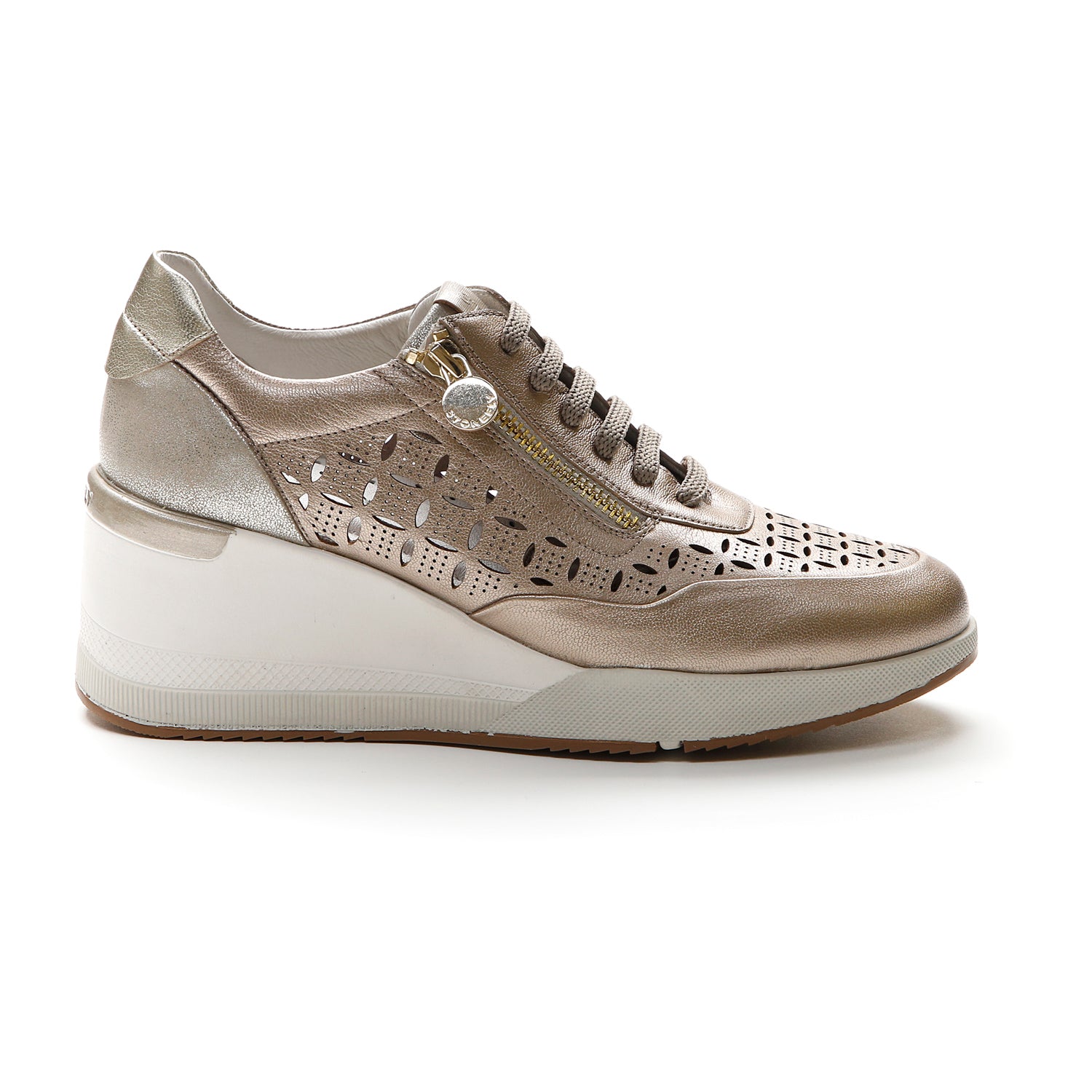 DONNA SCARPE ALLACCIATE ELLA 12 ORO 216632 Z00 01