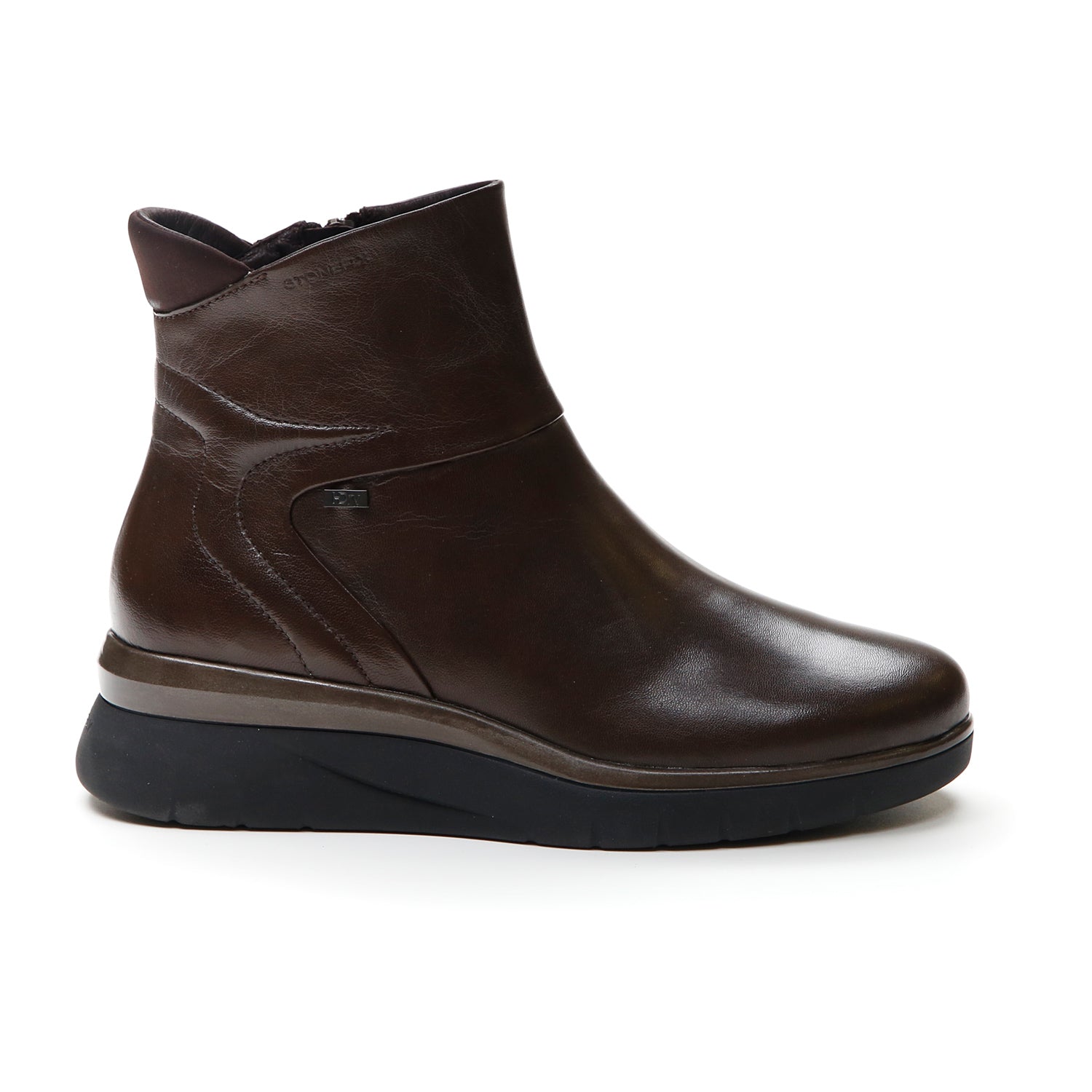 DONNA STIVALI ALLA CAVIGLIA CLERYN HDRY 12 MARRONE SCURO 217098 5HD 01