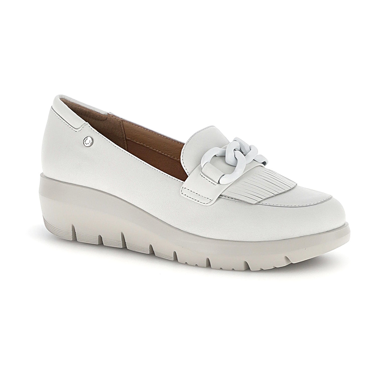 DONNA MOCASSINI PLUME 13 BIANCO 217317 150 02