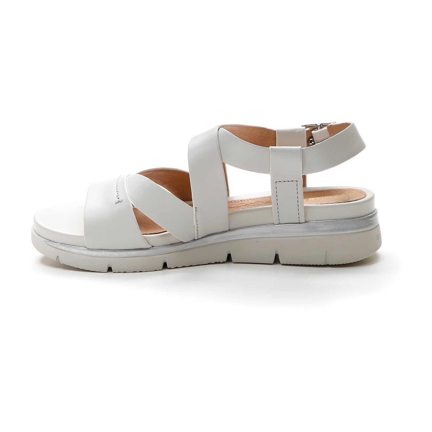 DONNA SANDALI CON ZEPPA ELODY 18 BIANCO 217471 151 03