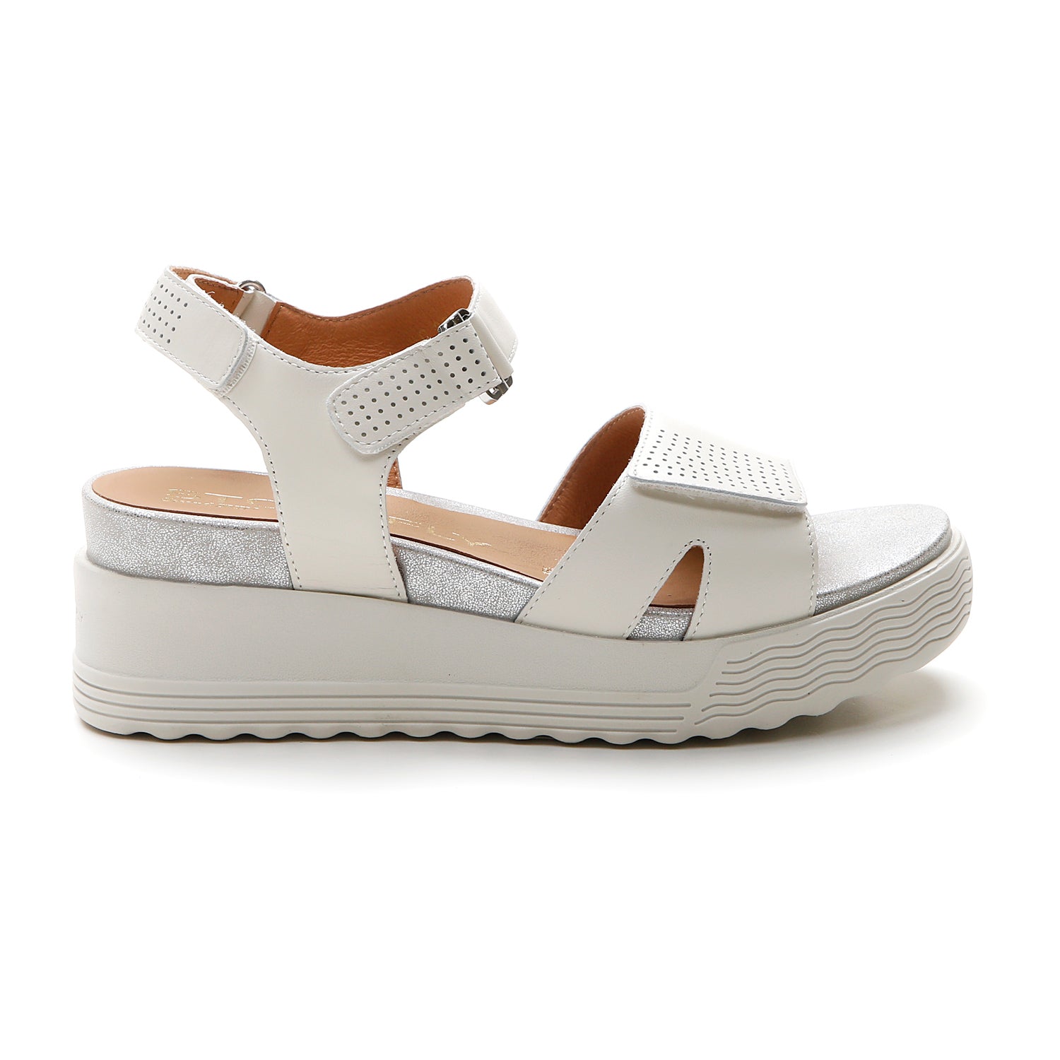 Parky 15 Flat Sandals Light Gray Stonefly