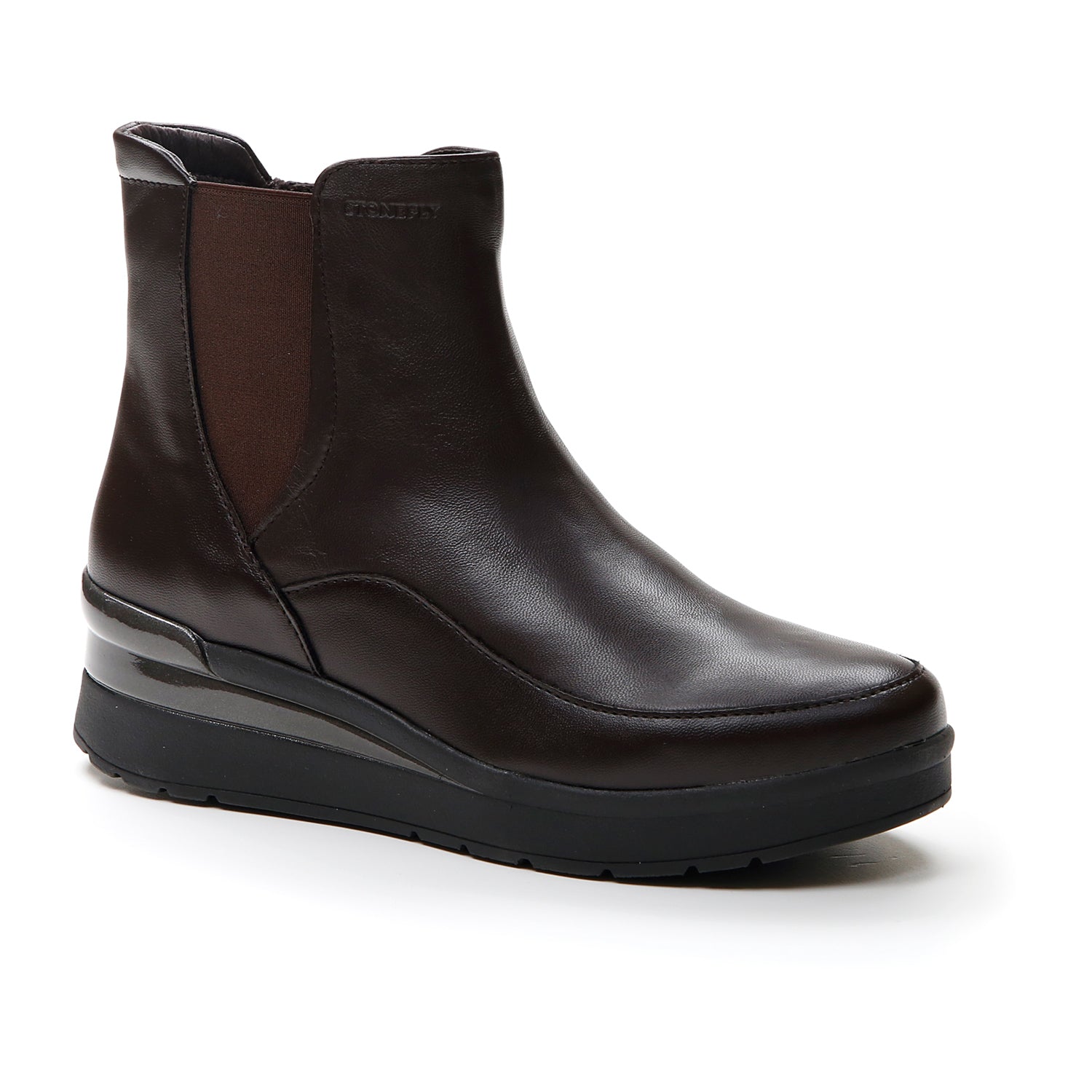 DONNA STIVALI ALLA CAVIGLIA CREAM 37 MARRONE SCURO 218309 02Z 02