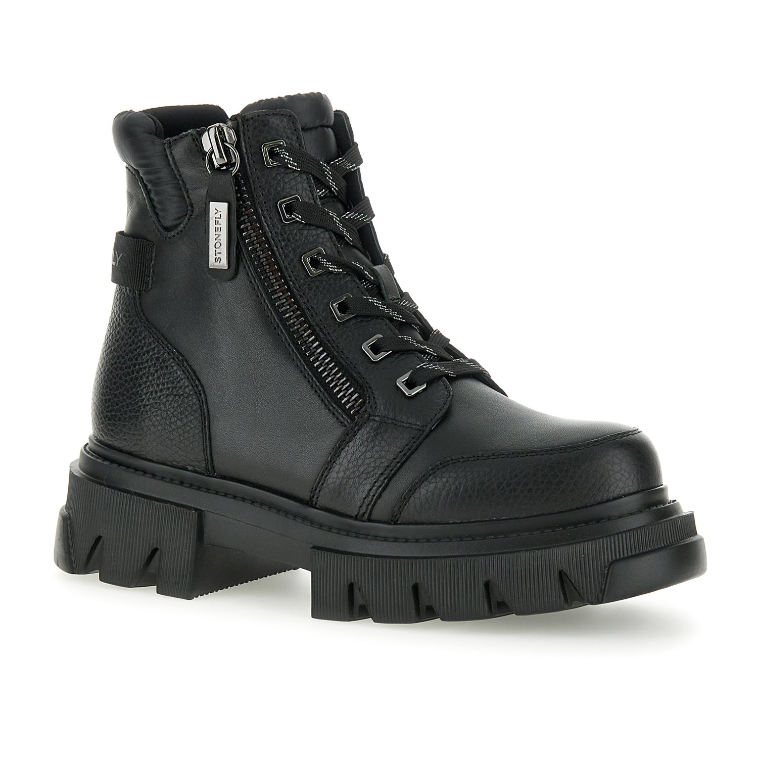 DONNA STIVALETTI MEDI PIPER 8 NERO 218468 000 02