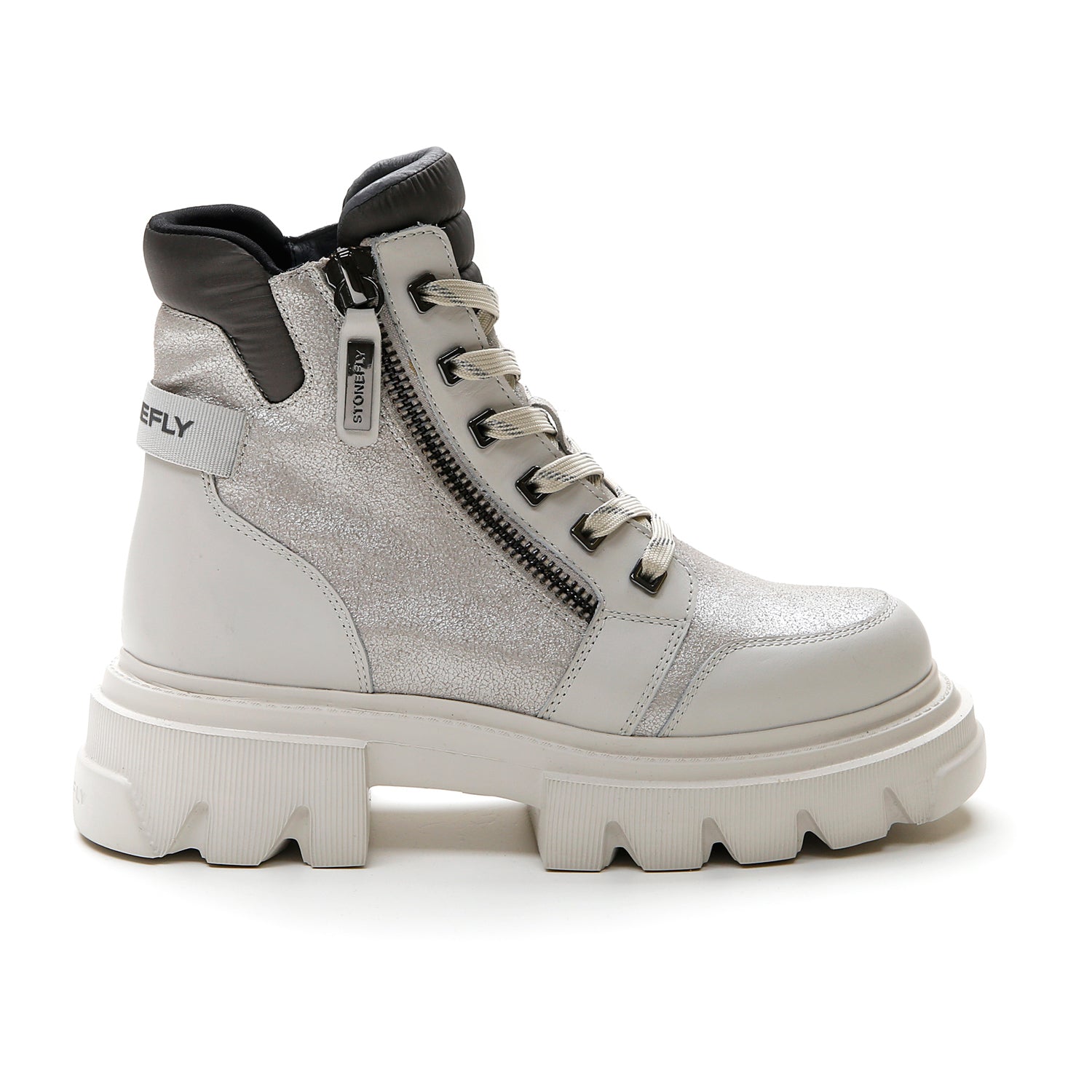 DONNA STIVALETTI MEDI PIPER 8 GRIGIO CHIARO 218469 081 01