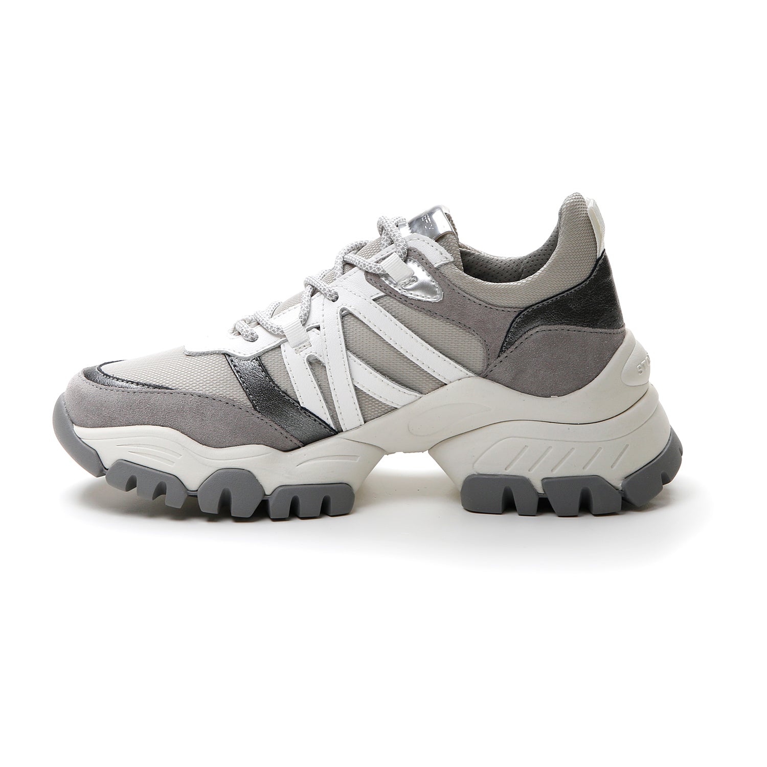 DONNA SCARPE ALLACCIATE TWIGGY 1 GRIGIO 218668 Q17 03