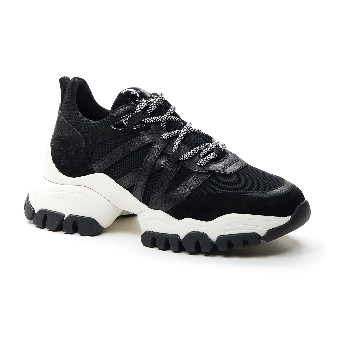 DONNA SCARPE ALLACCIATE TWIGGY 1 NERO 218669 000 02