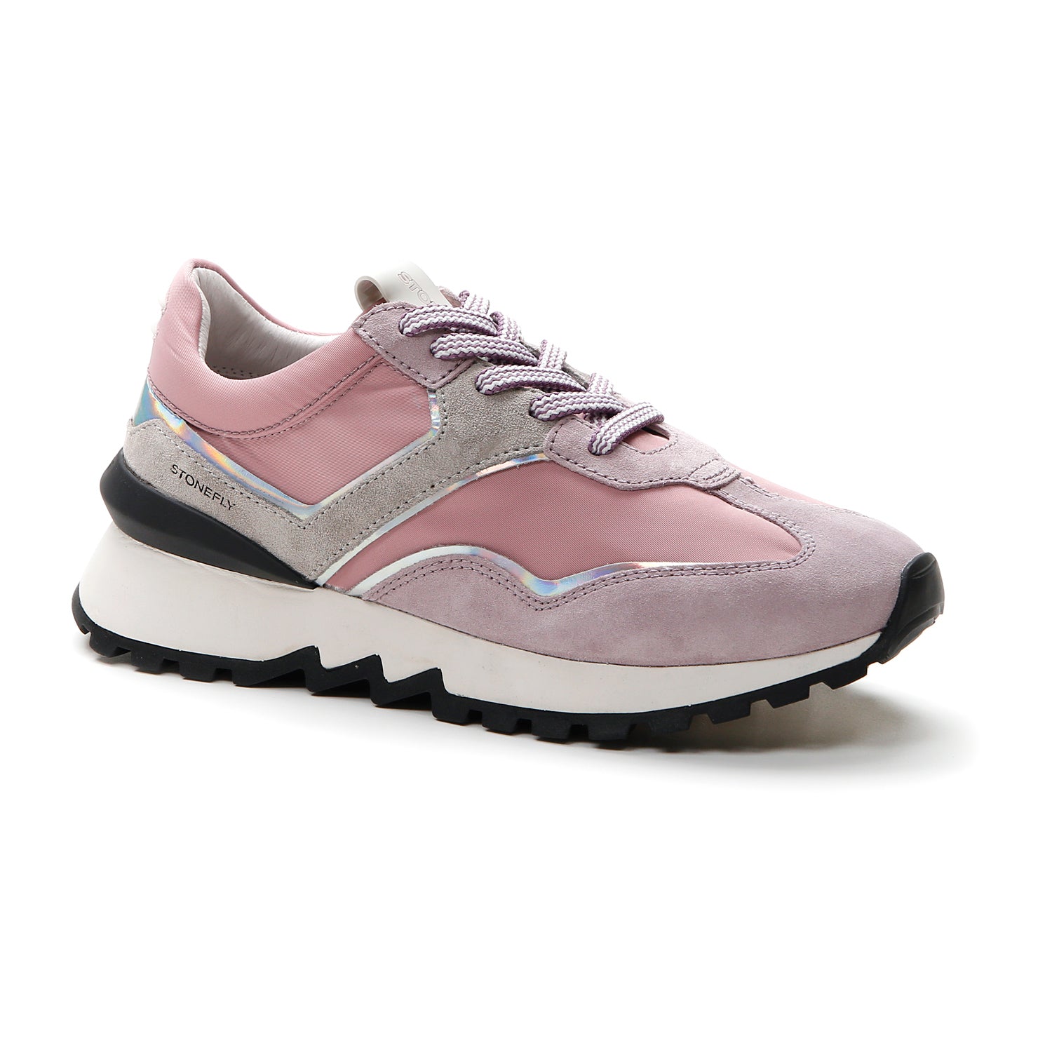 DONNA SCARPE ALLACCIATE SIMPLY LADY 4 VIOLA CHIARO 218961 7OP 02