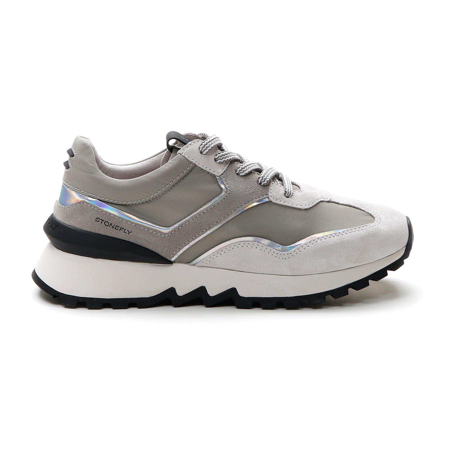 DONNA SCARPE ALLACCIATE SIMPLY LADY 4 GRIGIO CHIARO 218961 V48 01