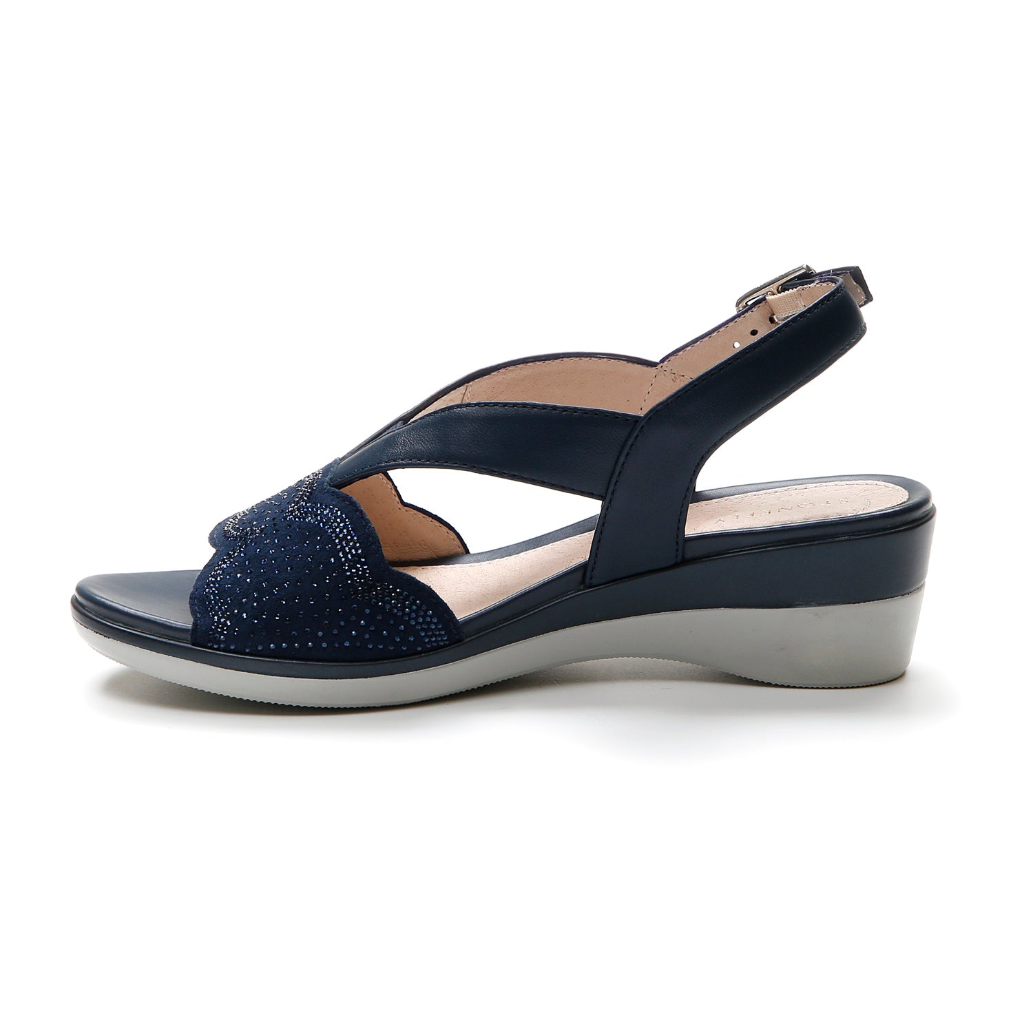 DONNA SANDALI CON ZEPPA VANITY 30 BLU SCURO 219077 144 03