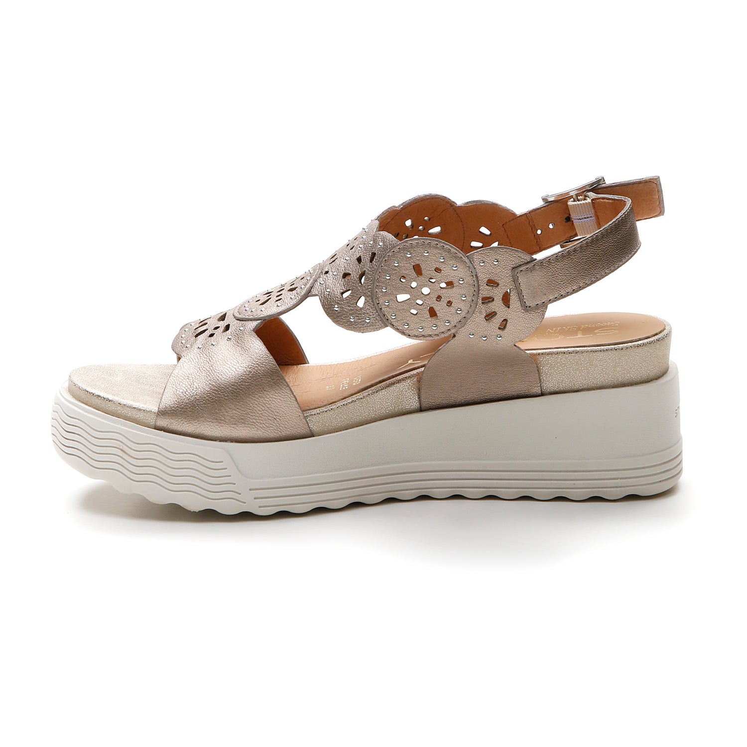 DONNA SANDALI CON ZEPPA PARKY 21 ORO 219127 Z00 03