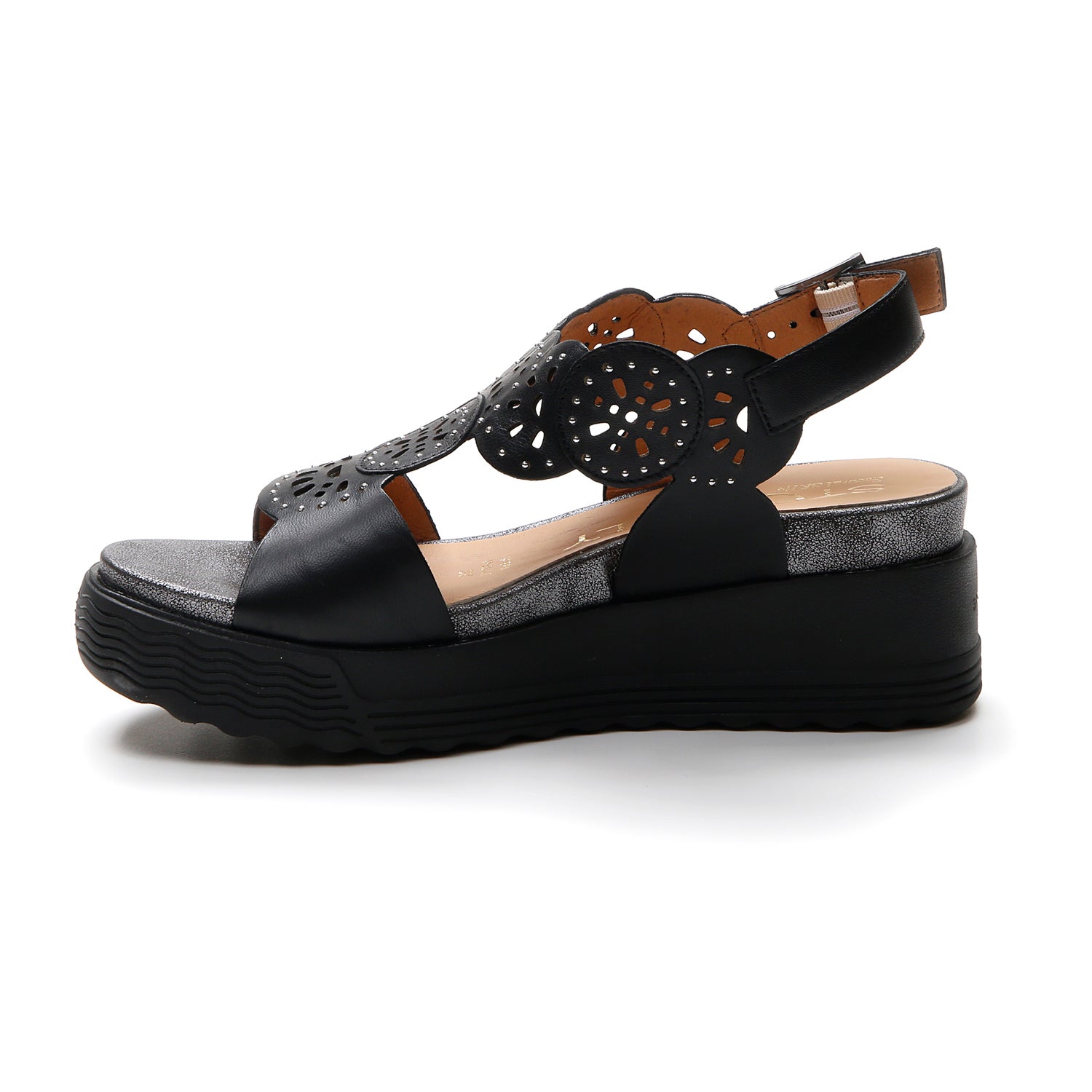 DONNA SANDALI CON ZEPPA PARKY 21 NERO 219128 000 03