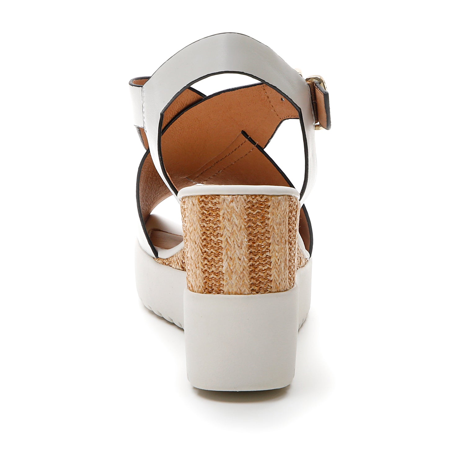 DONNA SANDALI CON ZEPPA ELY 16 BIANCO 219133 151 05