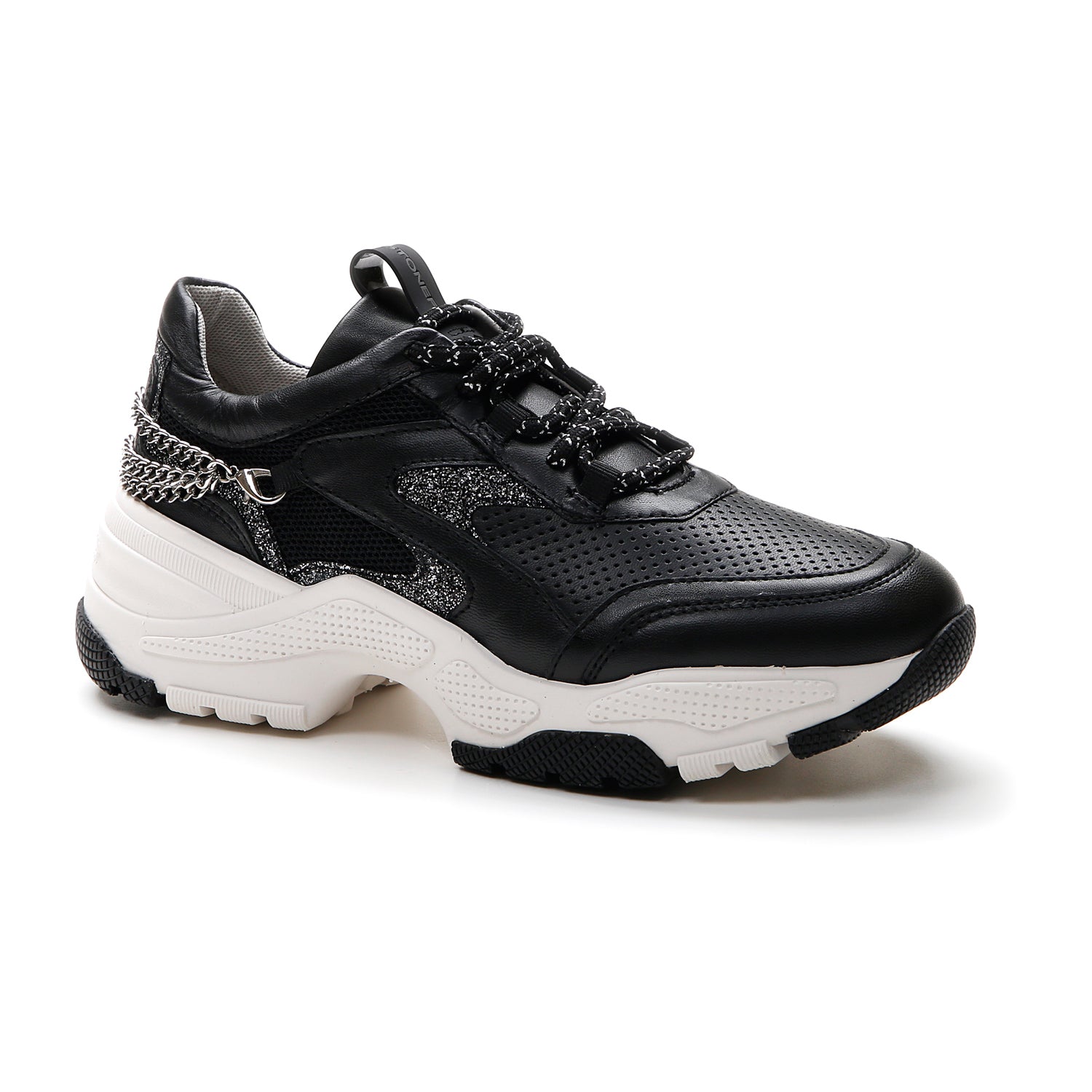 DONNA SCARPE ALLACCIATE FUTURA 12 NERO 219152 000 02