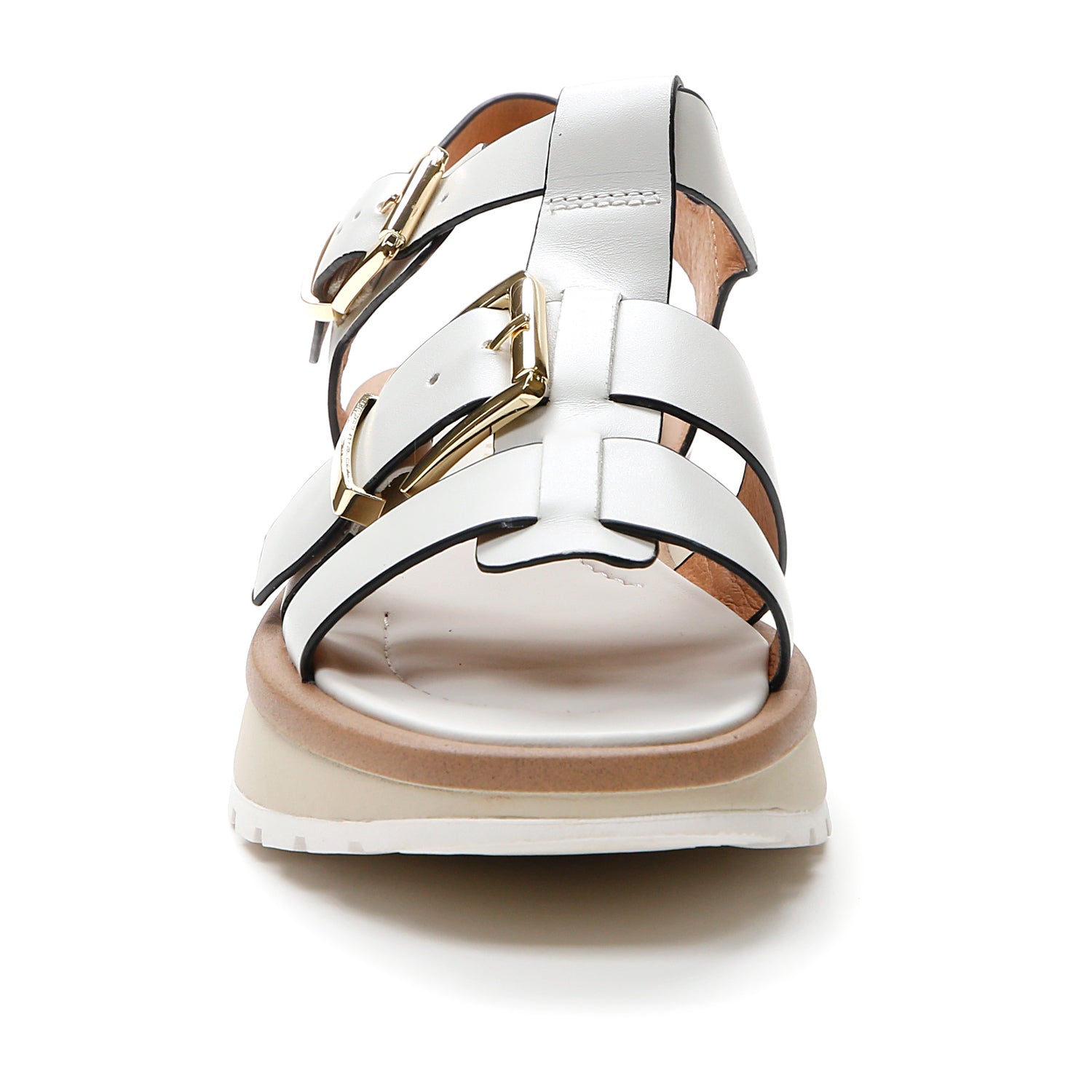 DONNA SANDALI CON ZEPPA STAR 1 BIANCO 219202 151 04