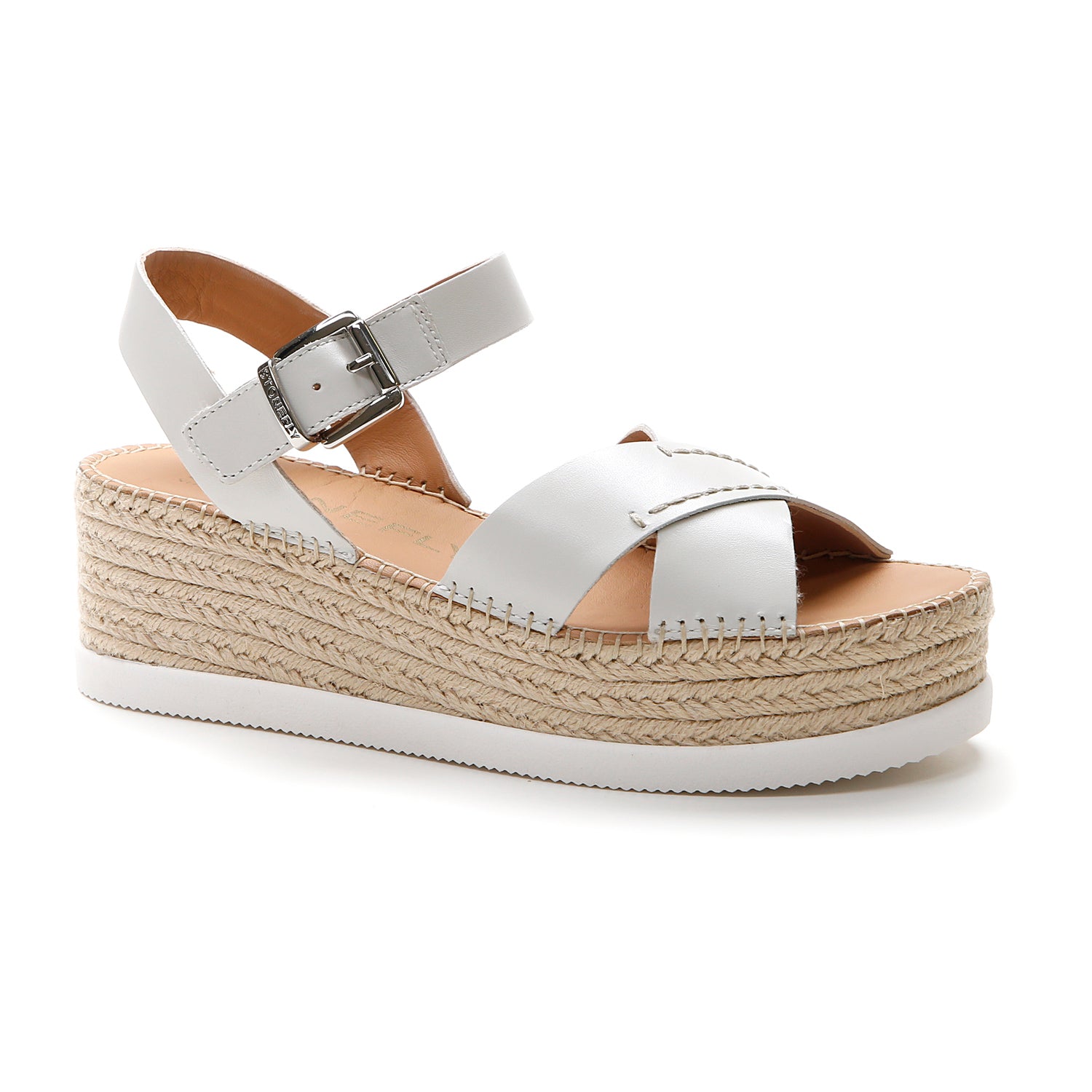 DONNA SANDALI CON ZEPPA ALEXIA 3 BIANCO 219333 151 02