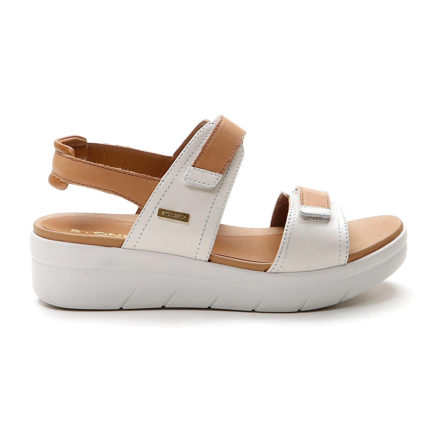 DONNA SANDALI CON ZEPPA AQUA 20 GRIGIO CHIARO 219392 ACH 01