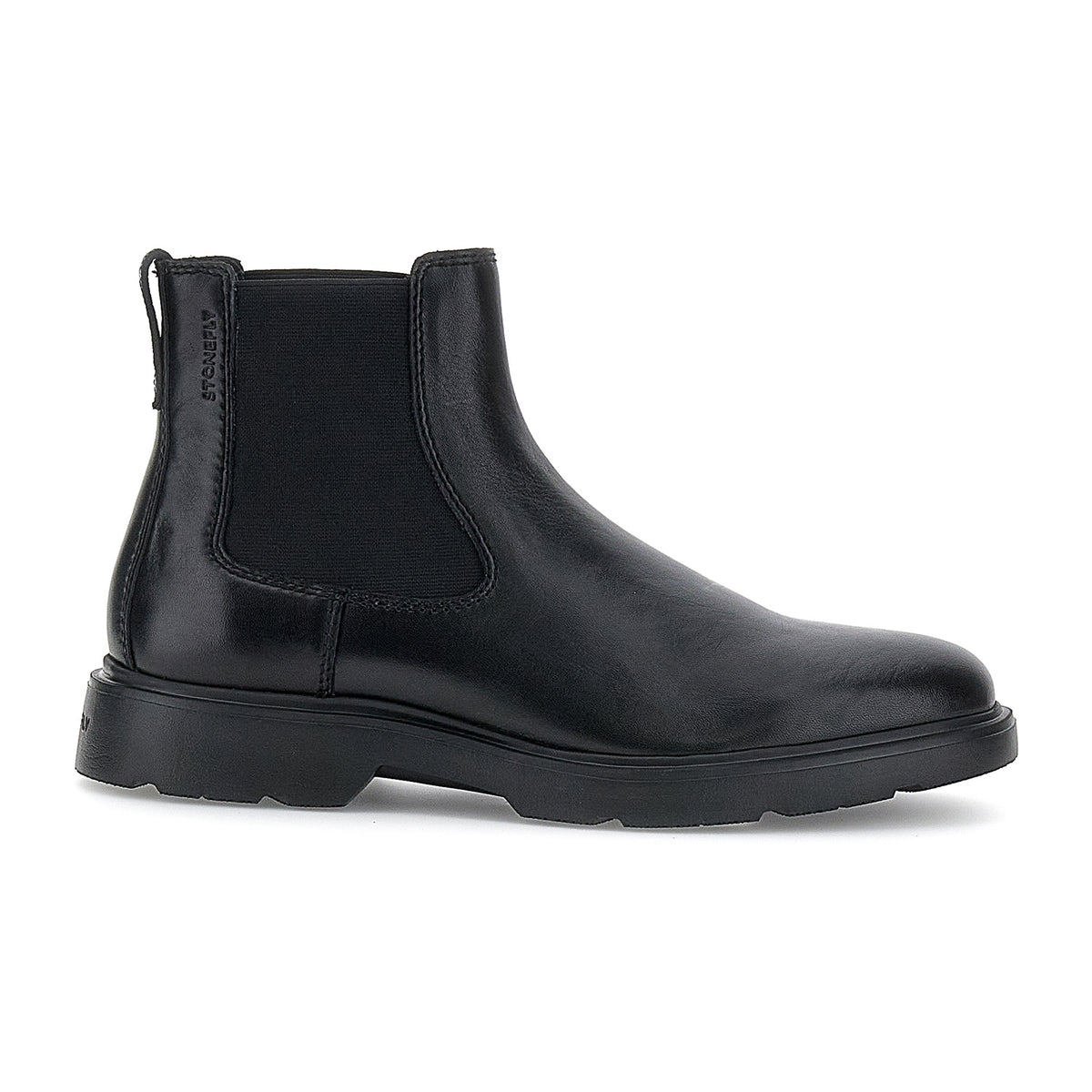 Stonefly Mens Black Leather Ankle Boots Size 8.5/42 Pull On $_57.JPG?set_id=8800005007 main image 2