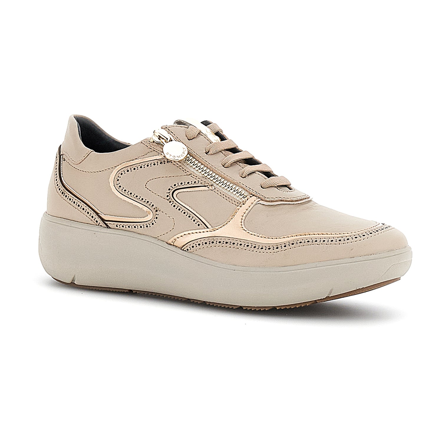 DONNA SCARPE ALLACCIATE ROCK 27 ROSA CHIARO 219870 8TE 02