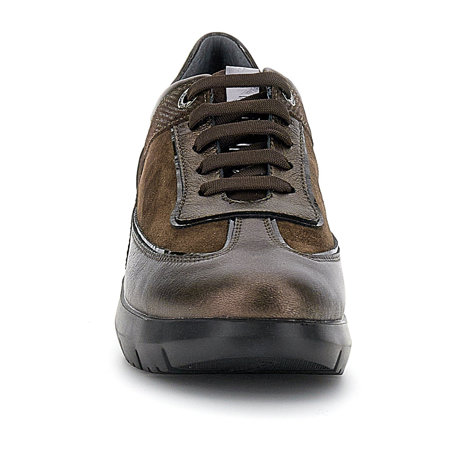 DONNA SCARPE ALLACCIATE PLUME 21 MARRONE SCURO 219894 410 04