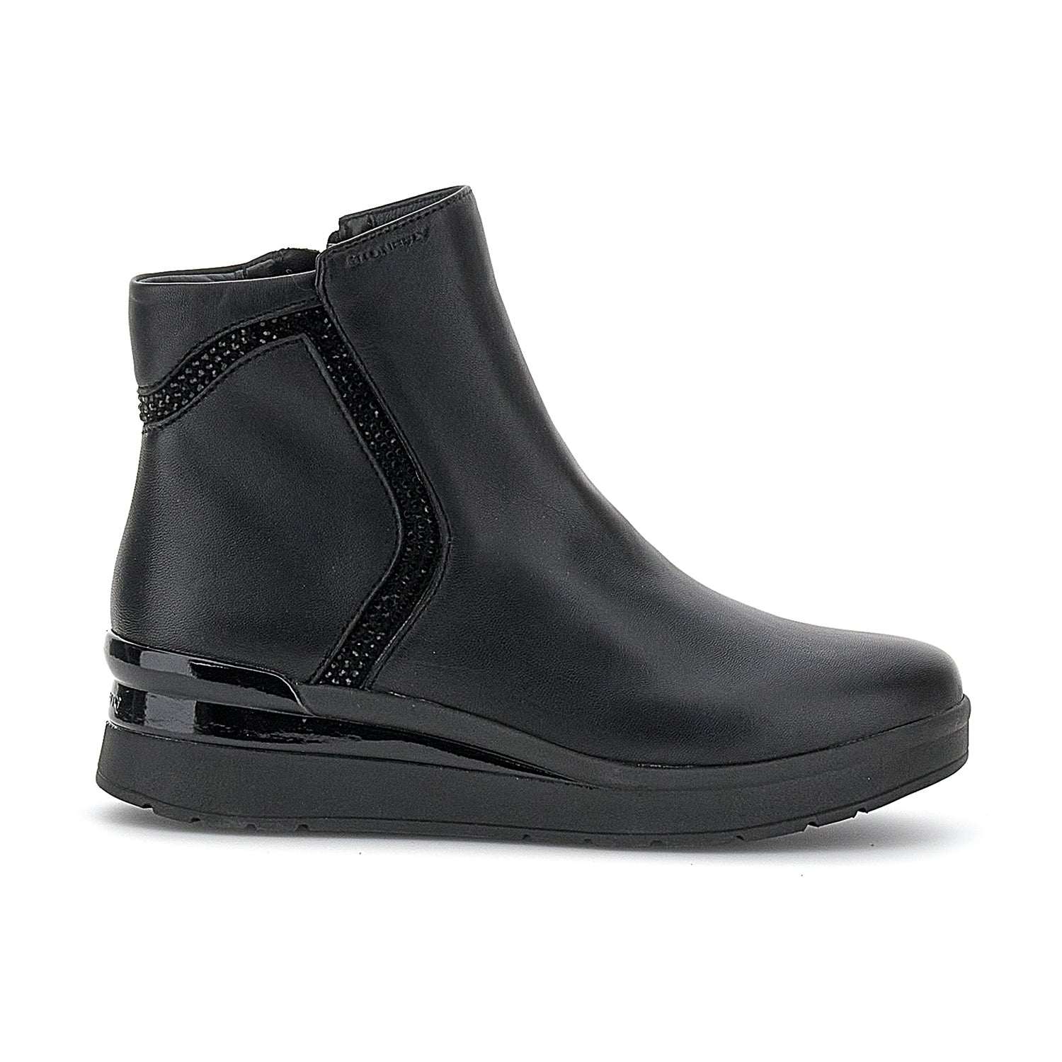 DONNA STIVALI ALLA CAVIGLIA CREAM 46 NERO 219950 000 01