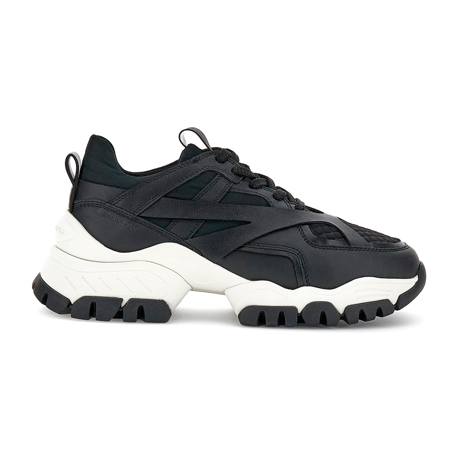 DONNA SCARPE ALLACCIATE TWIGGY 5 NERO 220081 000 01