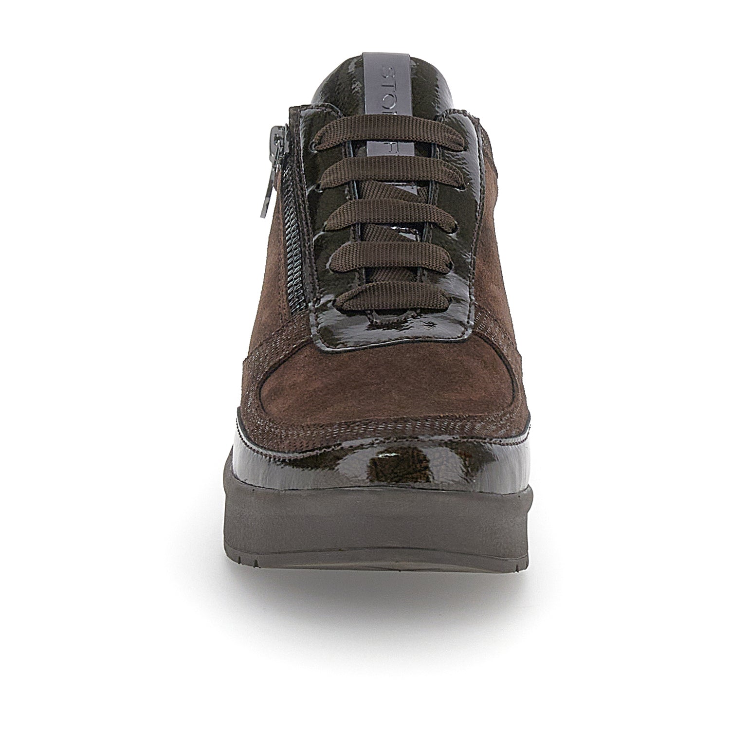 DONNA SCARPE ALLACCIATE CREAM 47 MARRONE SCURO 220676 M94 04