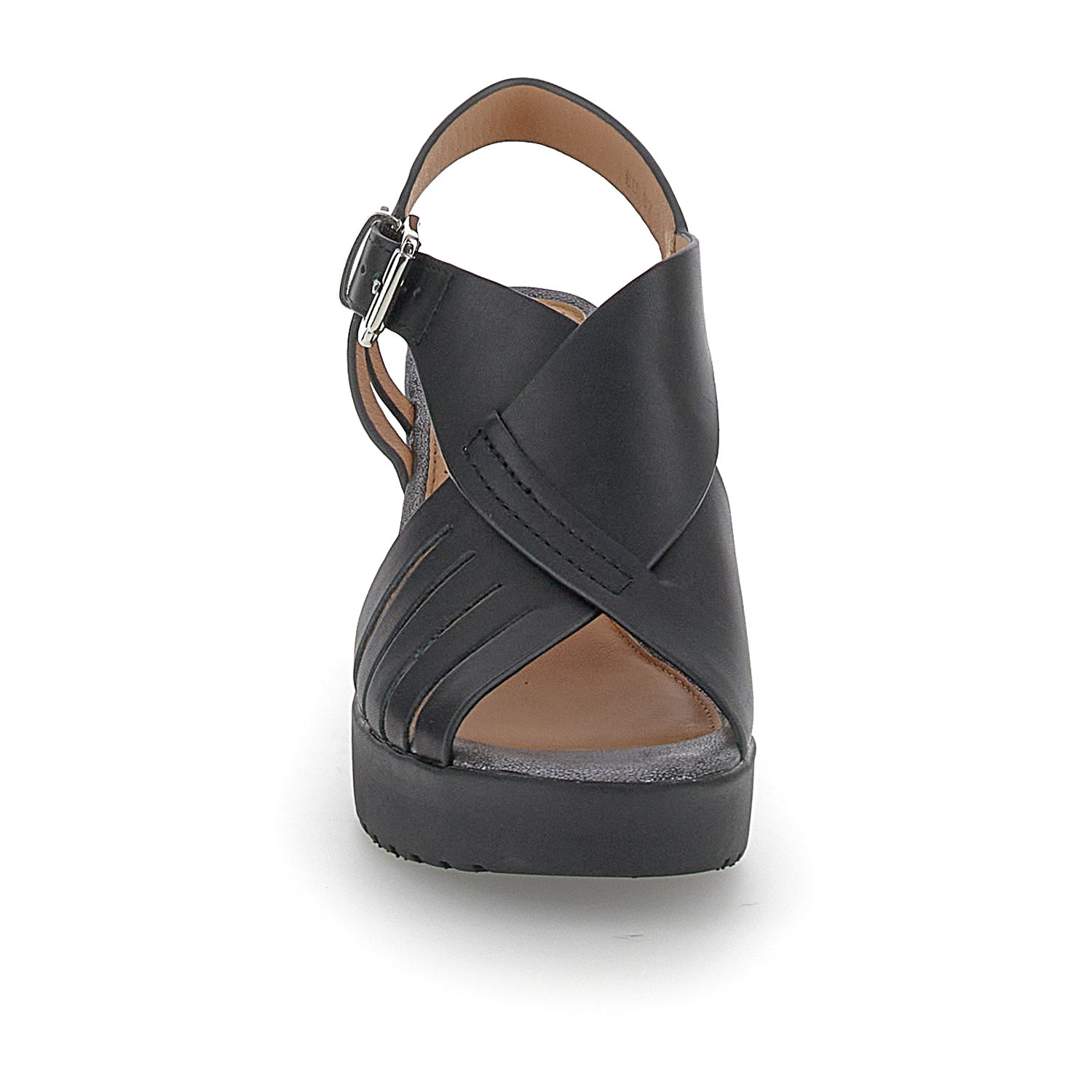 DONNA SANDALI CON ZEPPA ELY 18 NERO 220748 000 04