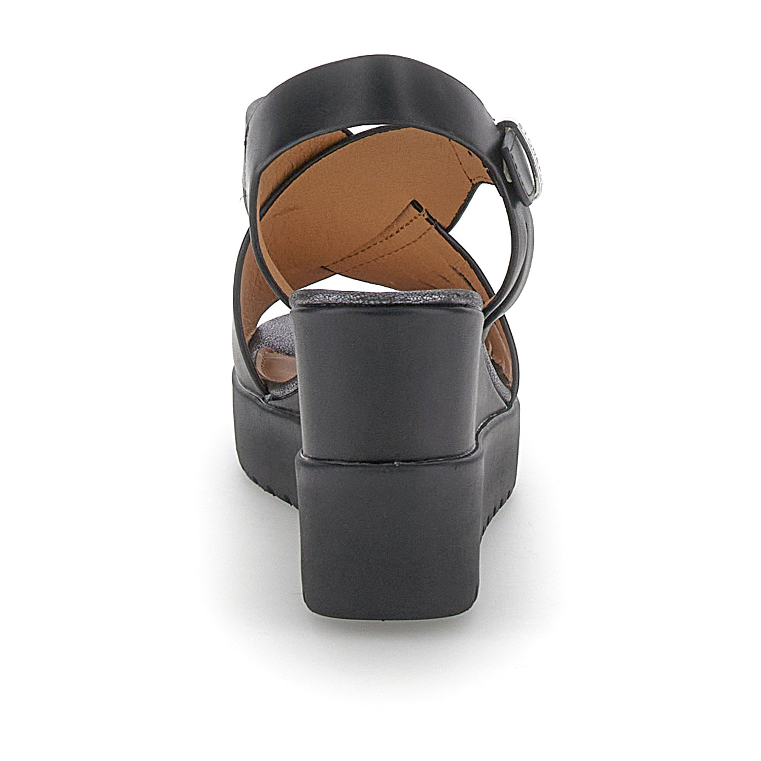 DONNA SANDALI CON ZEPPA ELY 18 NERO 220748 000 05