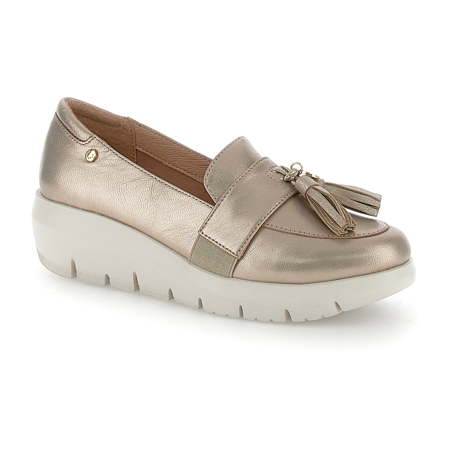 DONNA MOCASSINI PLUME 25 ORO 220756 I89 02