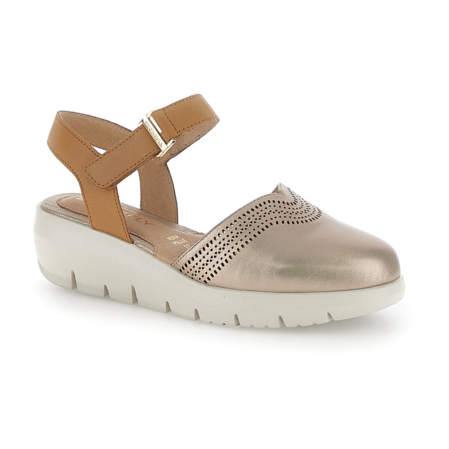 DONNA SANDALI PLUME 29 ORO 220764 BSM 02