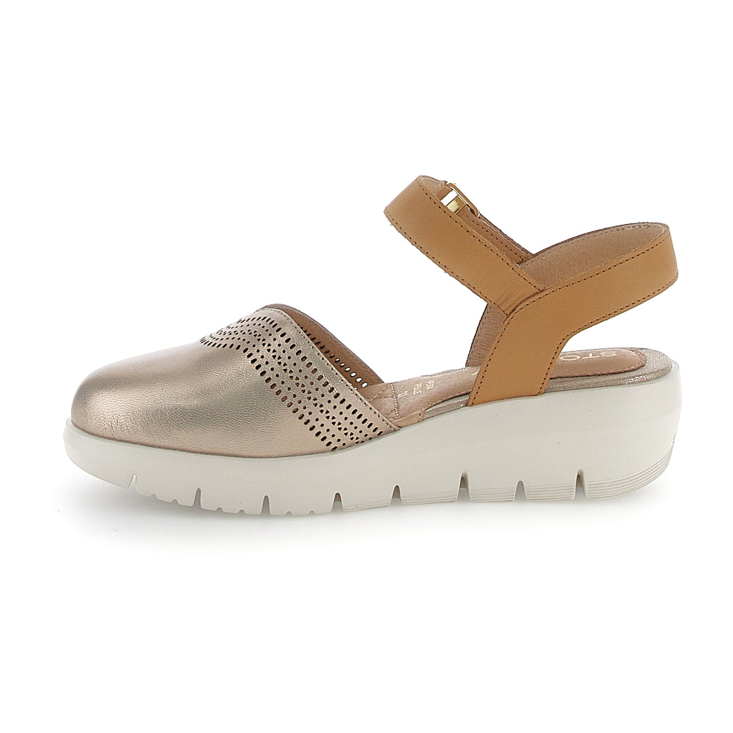 DONNA SANDALI PLUME 29 ORO 220764 BSM 03