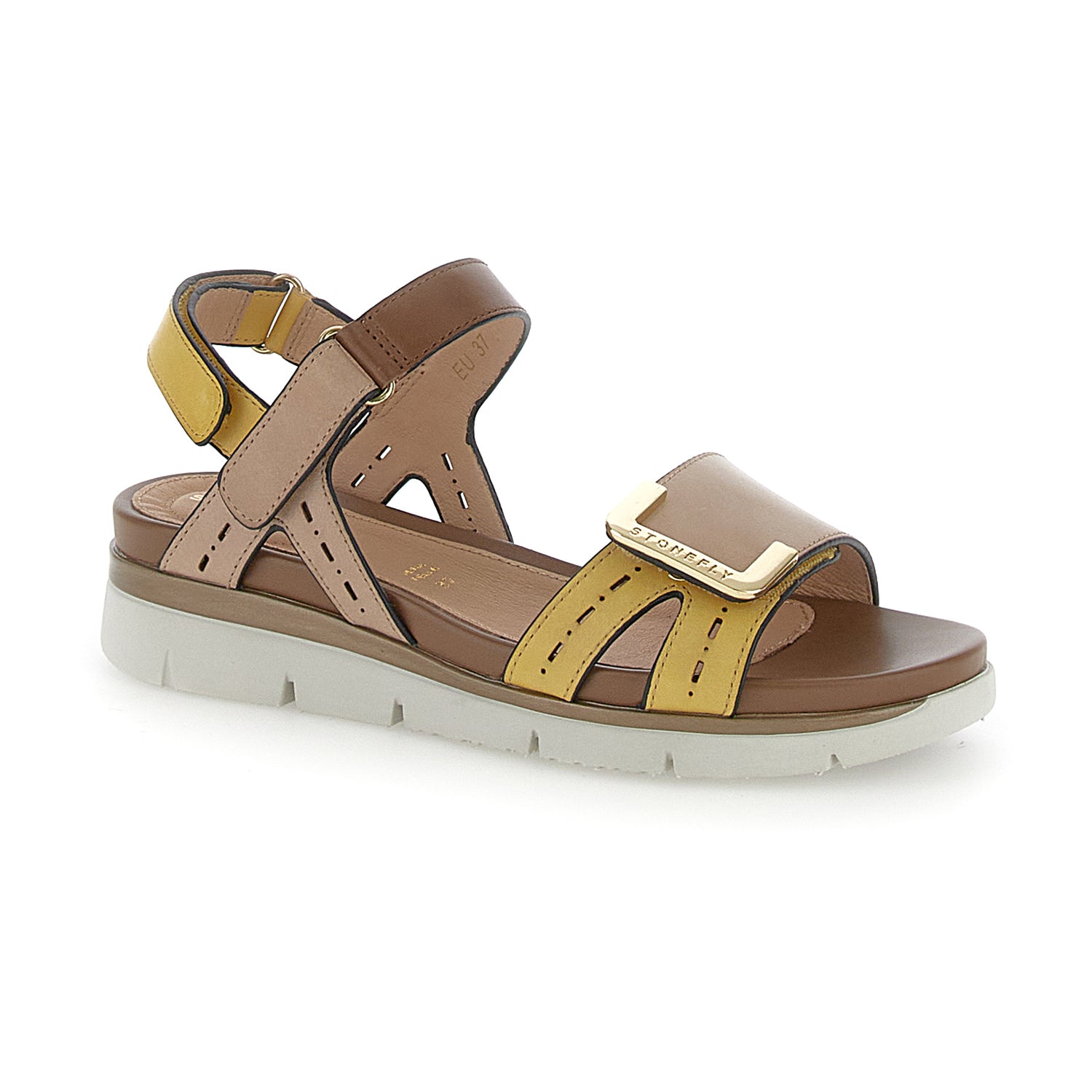 DONNA SANDALI ELODY 24 GIALLO SCURO 220834 BSF 02