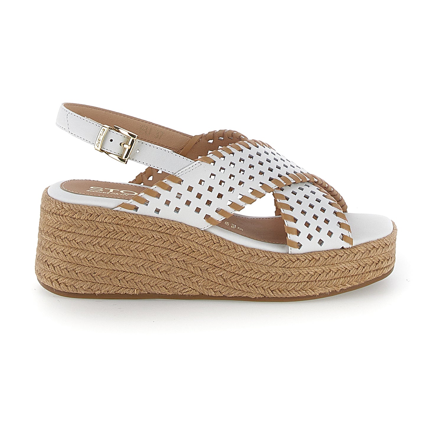 DONNA SANDALI CON ZEPPA IVORY 2 BIANCO 220863 150 01