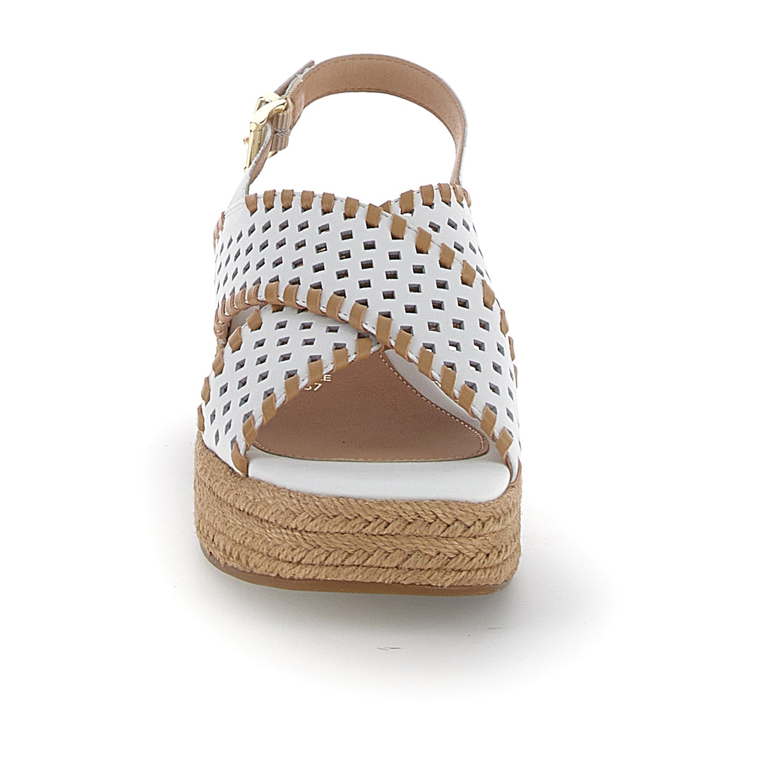 DONNA SANDALI CON ZEPPA IVORY 2 BIANCO 220863 150 04