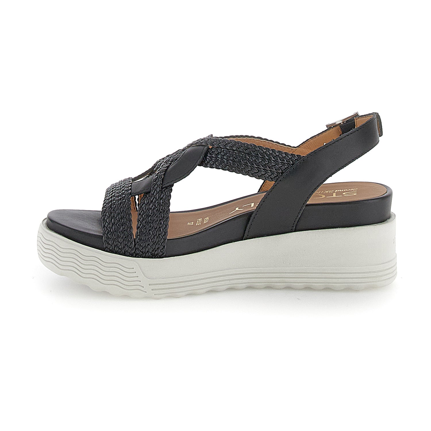 DONNA SANDALI CON ZEPPA PARKY 24 NERO 220895 000 03