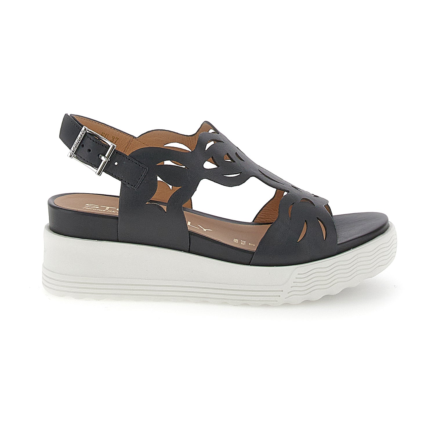 DONNA SANDALI CON ZEPPA PARKY 27 NERO 220902 000 01