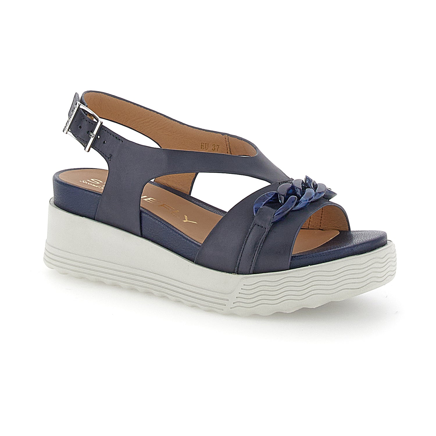 DONNA SANDALI CON ZEPPA PARKY 28 BLU SCURO 220903 05H 02